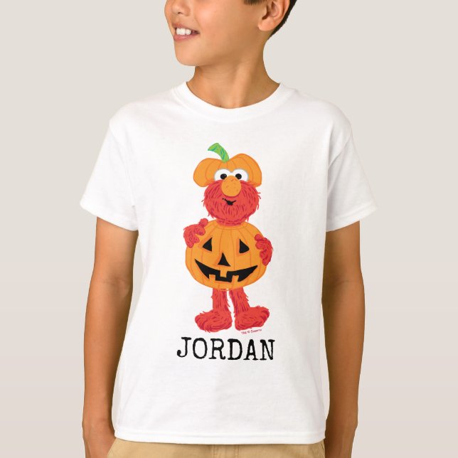 Elmo | Cute som Pumpkin T Shirt (Framsida)