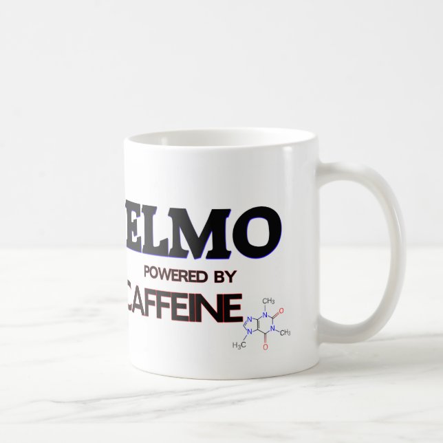 Elmo drev vid koffein kaffemugg (Höger)