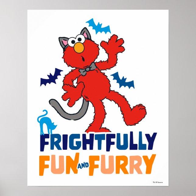 Elmo | Egentlig Roligt och Hårig Poster (Framsidan)