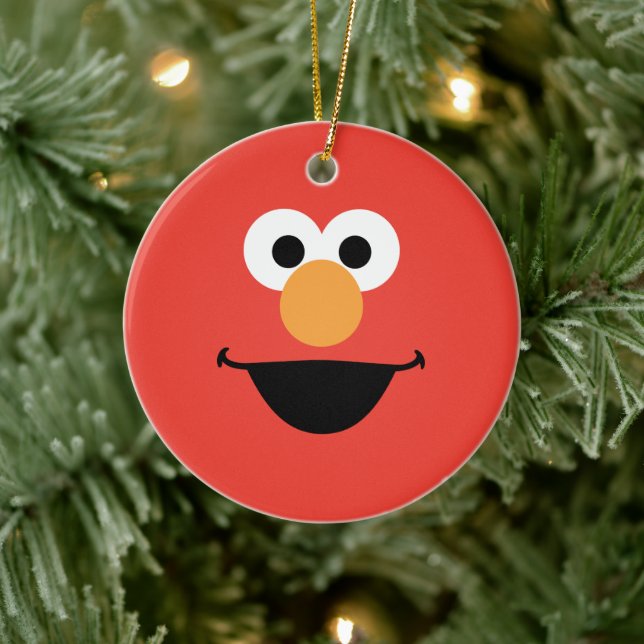 Elmo Face Art Julgransprydnad Keramik (Träd)