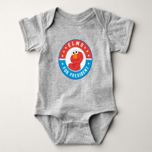 Elmo för president Badge T Shirt