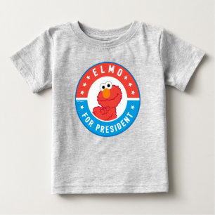 Elmo för president Badge T Shirt