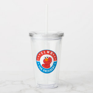 Elmo för president Badge Take Away Mugg