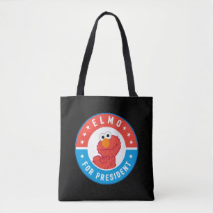 Elmo för president Badge Tygkasse