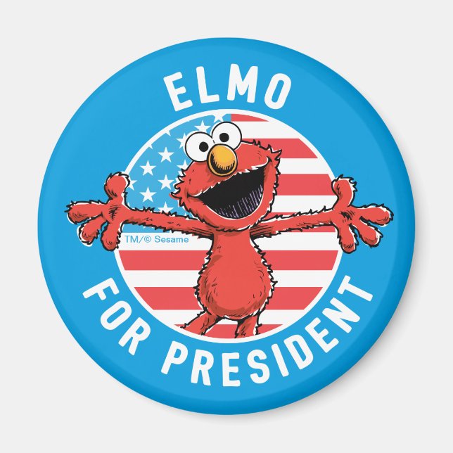 Elmo för talman - Flagga Magnet (Framsidan)