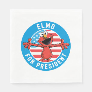 Elmo för talman - Flagga Pappersservett