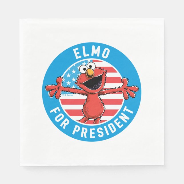 Elmo för talman - Flagga Pappersservett (Framsidan)