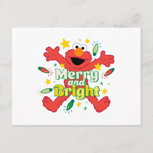 Elmo Glad och strålande Vykort