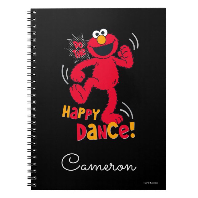 Elmo | Gör den glada dansen Anteckningsbok (Framsidan)
