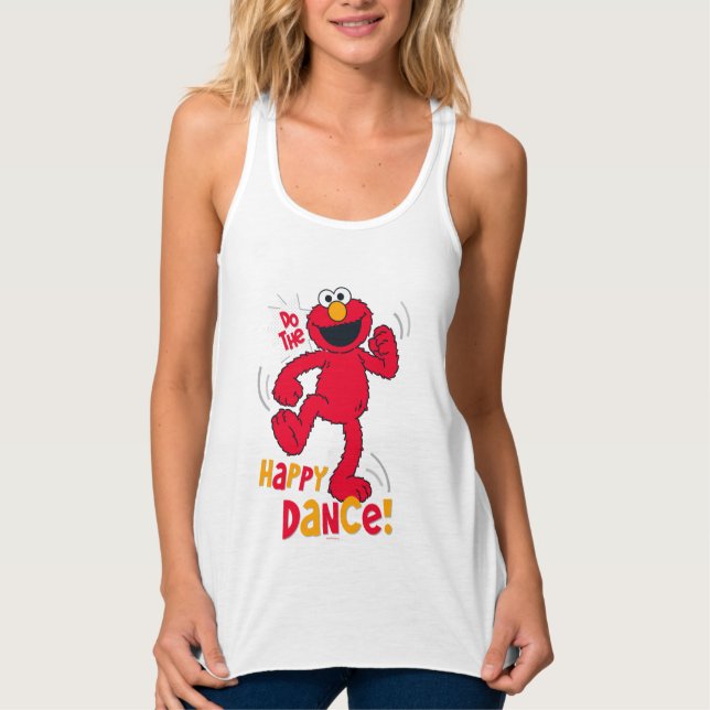 Elmo | Gör den glada dansen Linne Med Racerback (Framsida)