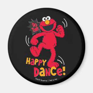 Elmo Gör den glada dansen Magnet