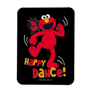 Elmo Gör den glada dansen Magnet