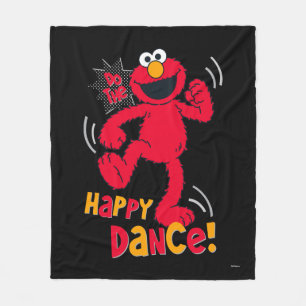 Elmo   Gör Lycklig Dance Fleecefilt