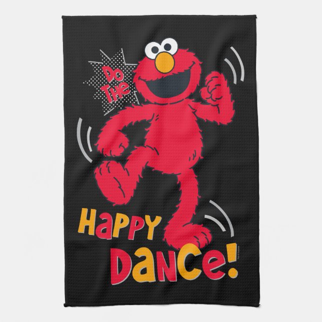 Elmo | Gör Lycklig Dance Kökshandduk (Vertikal)