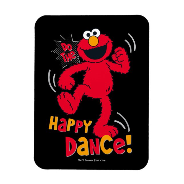 Elmo | Gör Lycklig Dance Magnet (Vertikal)