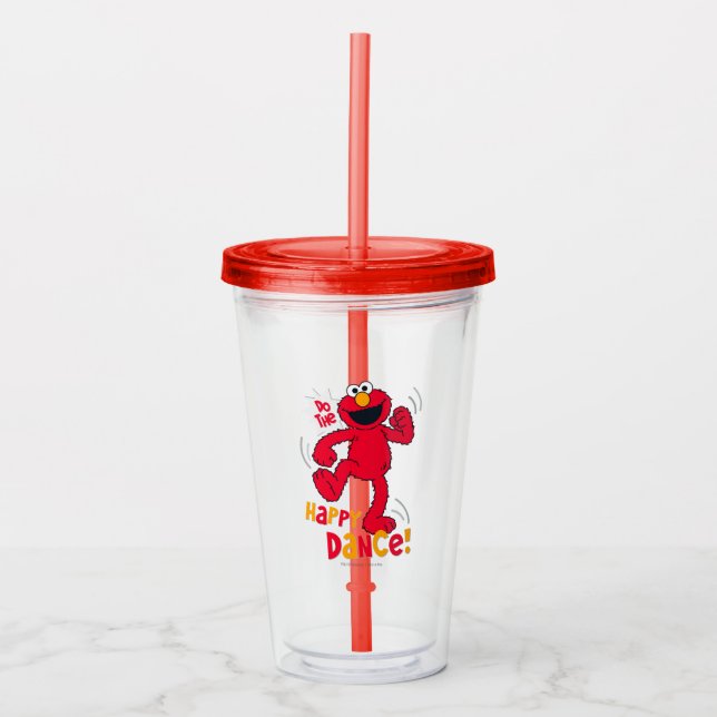 Elmo | Gör Lycklig Dance Take Away Mugg (Framsida)