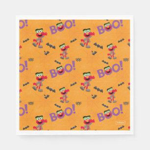 Elmo   Halloween Boo Mönster Pappersservett