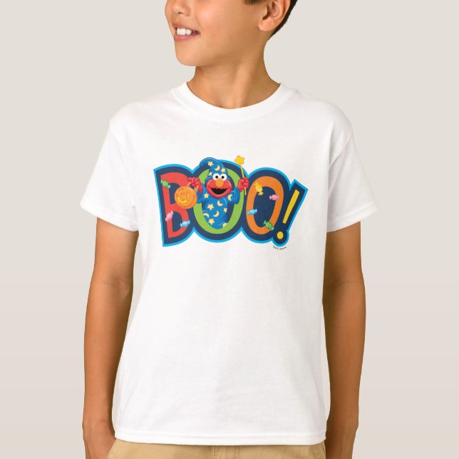 Elmo | Halloween Boo! T Shirt (Framsida)