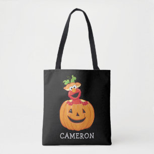 Elmo Halloween Jack-O-Lantern Tygkasse