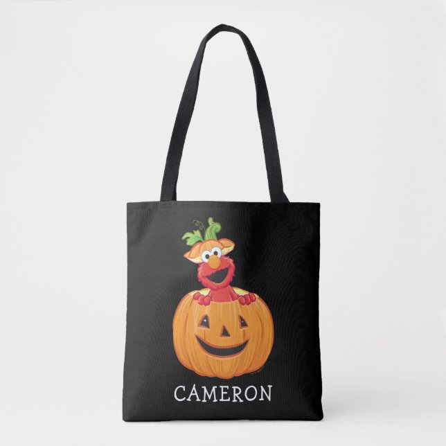Elmo | Halloween Jack-O-Lantern Tygkasse (Framsida)