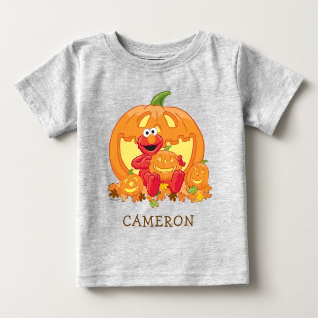 Elmo | Halloweens pumpor T Shirt (Framsida)