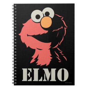 Elmo Halva Anteckningsbok Med Spiral