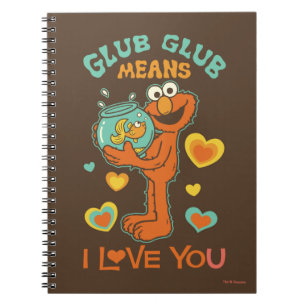 Elmo Holding sin Pet Goldfish Anteckningsbok