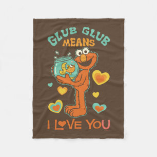 Elmo Holding sin Pet Goldfish Fleecefilt