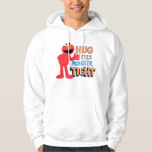 Elmo Hugga den här monstertråden Hoodie