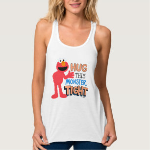 Elmo   Hugga den här monstertråden Linne Med Racerback