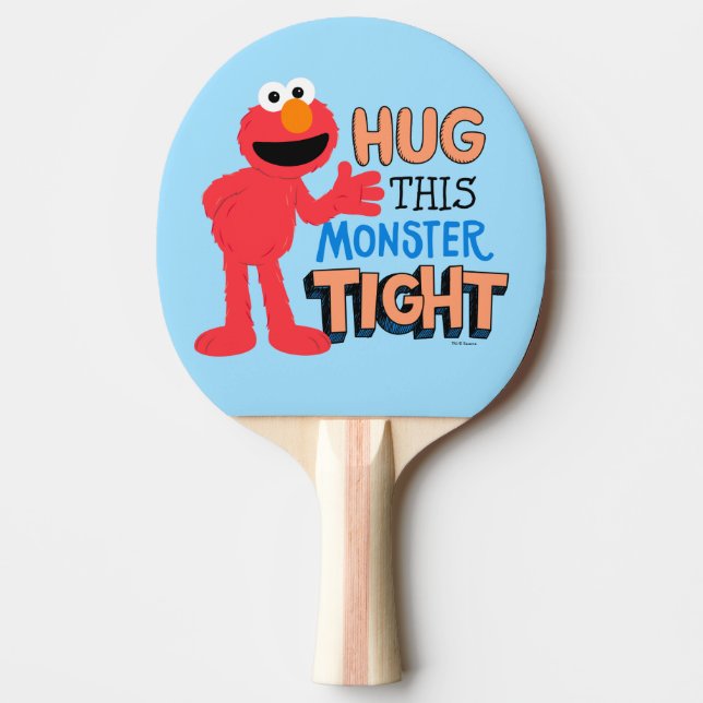 Elmo | Hugga den här monstertråden Pingisracket (Framsidan)