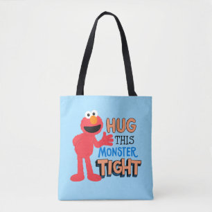 Elmo Hugga den här monstertråden Tygkasse