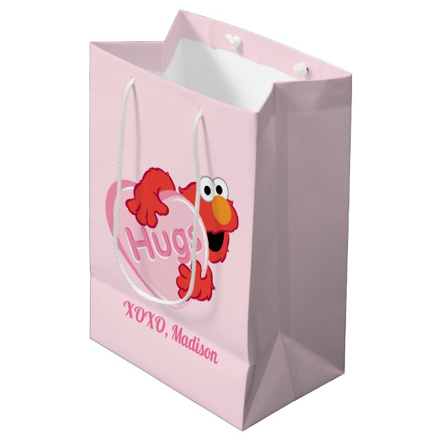 Elmo "Hugs" Valentine Heart Candy (Framsidan Vinklad)