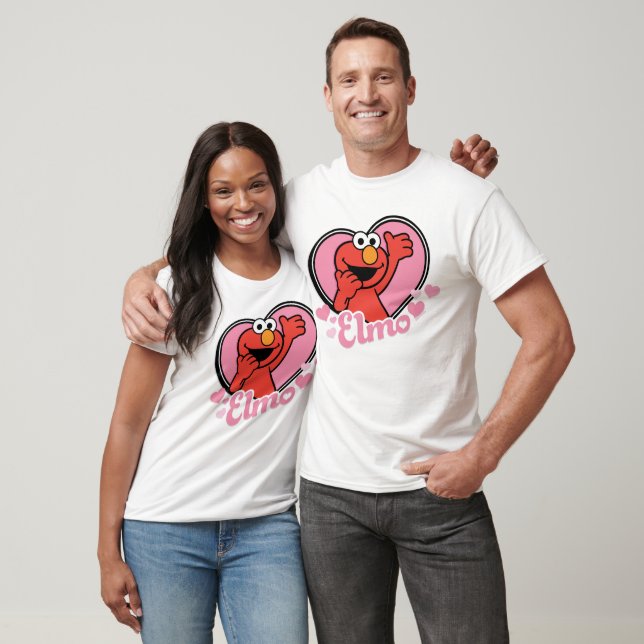 Elmo i Heart Valentine T Shirt (Unisex)