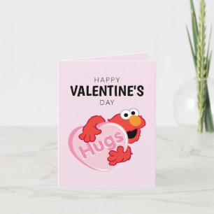 Elmo i hjärtans alla hjärtans dag anteckningskort