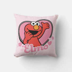 Elmo i hjärtans alla hjärtans dag kudde