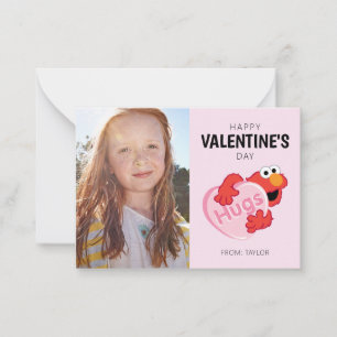 Elmo i hjärtans valentin anteckningskort