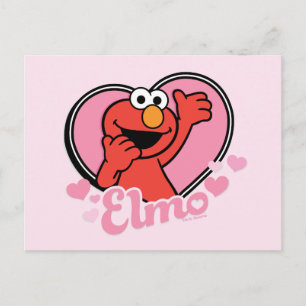 Elmo i hjärtans Valentines Vykort