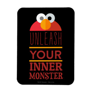 Elmo Inre Monster Magnet