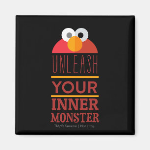 Elmo Inre Monster Magnet