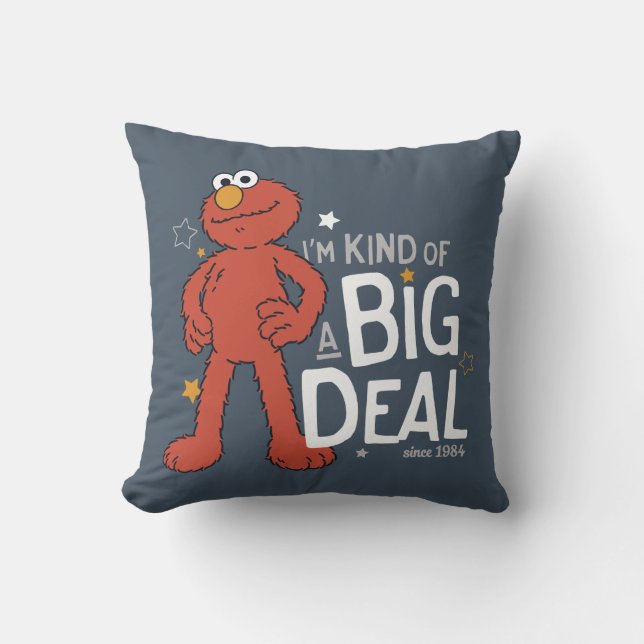 Elmo | Jag är en stor affär Kudde (Framsida)