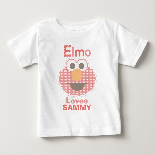 Elmo Kärlek You | Lägg till ditt namn T Shirt (Framsida)