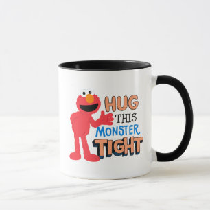 Elmo Krama den här monstret hårt Mugg