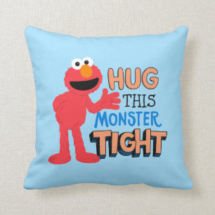 Elmo   Krama den här odjuret hårt Kudde