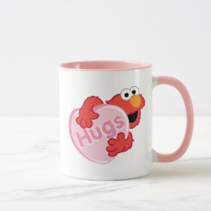 Elmo "Kramar" Valentine Heart Choklad Mugg