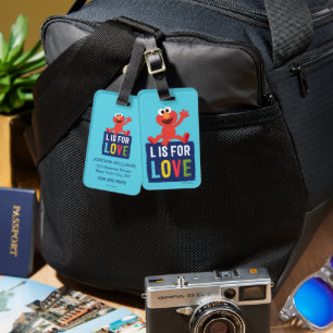 Elmo L är avsett för Kärlek Bagagebricka