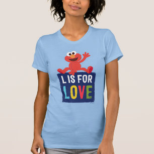 Elmo L är avsett för Kärlek T Shirt