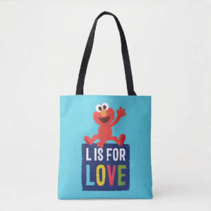 Elmo L är avsett för Kärlek Tygkasse