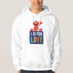 Elmo L är för kärlek Hoodie