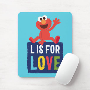Elmo L är för kärlek Musmatta